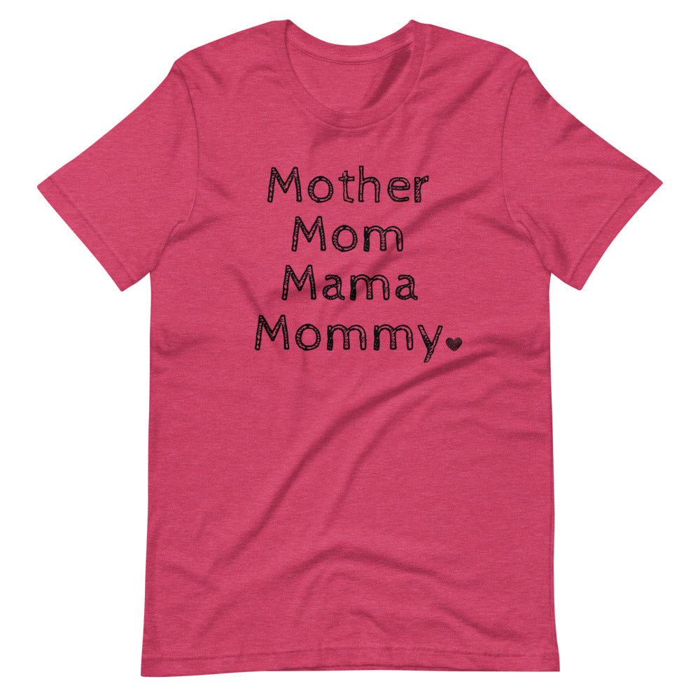 Mother Mom Mama Mommy Short-Sleeve Unisex T-Shirt
