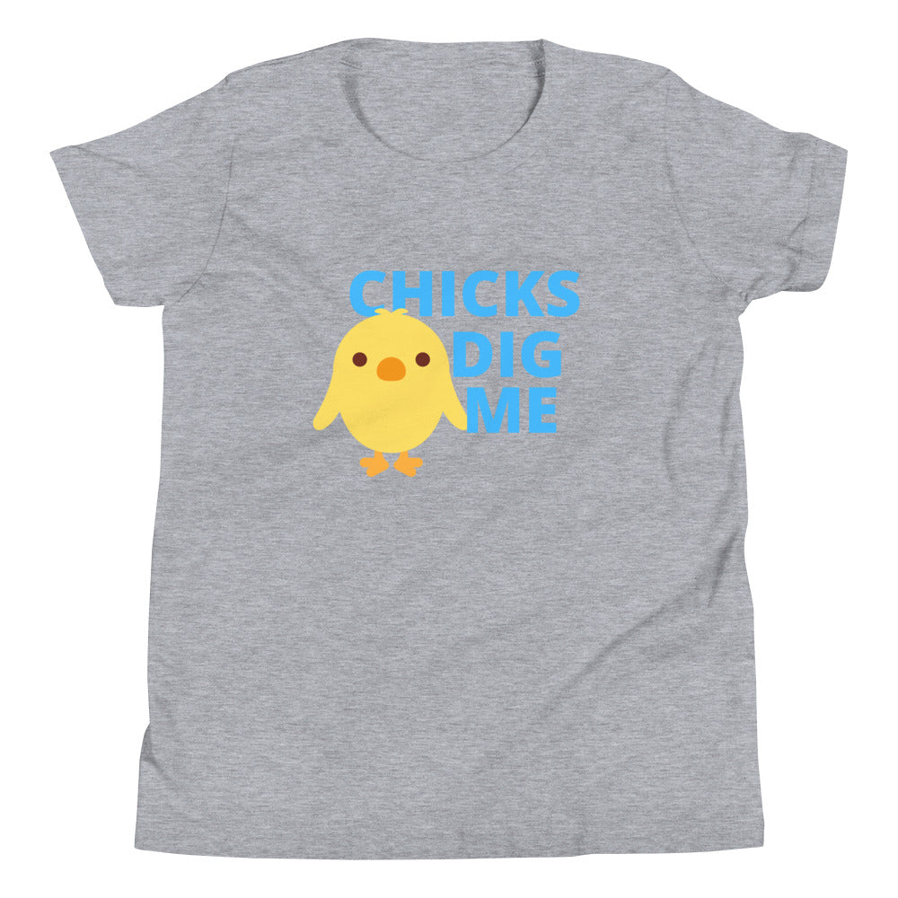 Chicks Dig Me Easter Youth Short Sleeve T-Shirt