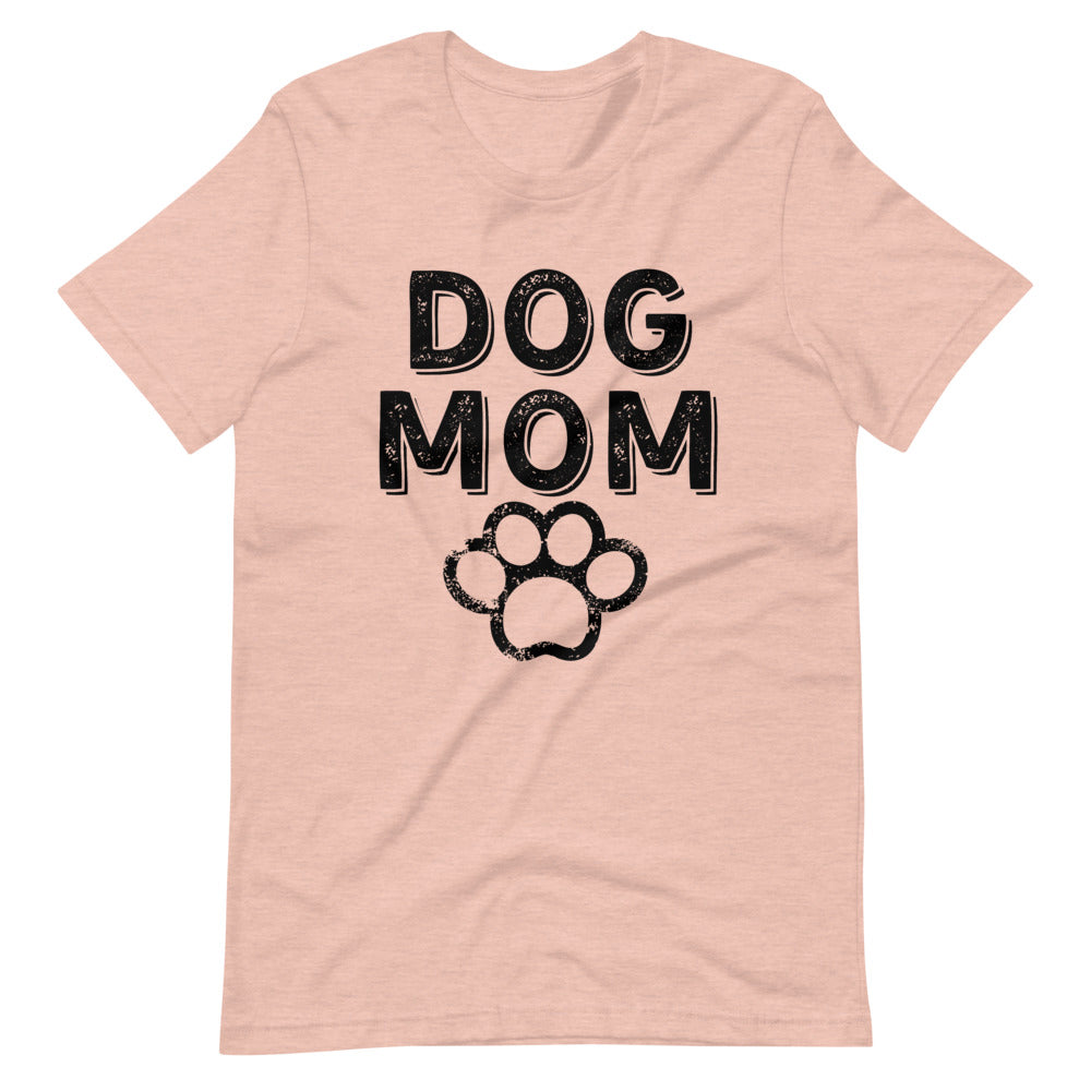 Dog Mom Black Ink Short-Sleeve Unisex T-Shirt