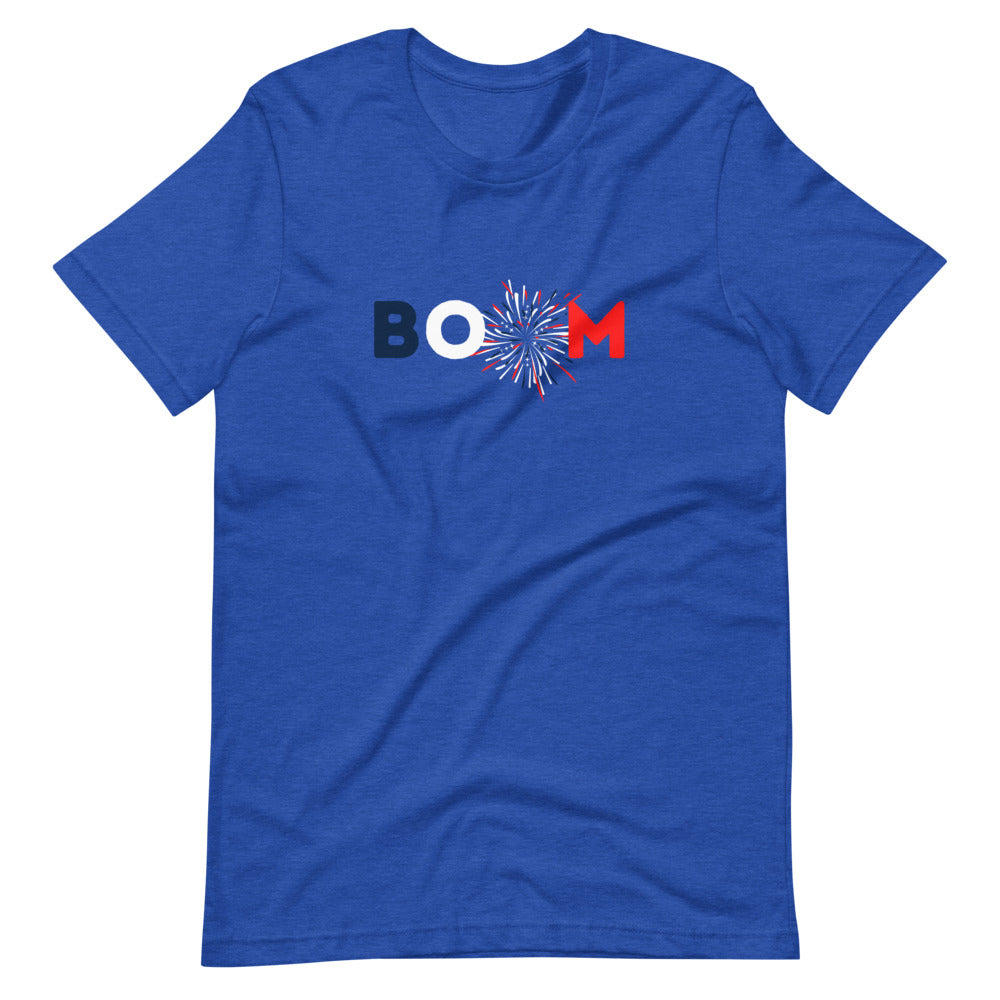 BOOM Firework Short-Sleeve Unisex T-Shirt