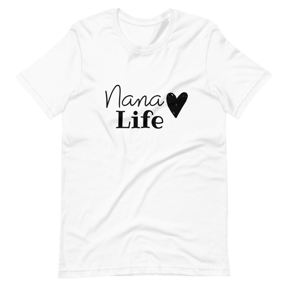 Nana Life-Black Ink Short-Sleeve Unisex T-Shirt
