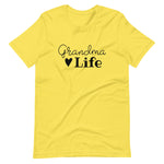 Grandma Life Black Ink Short-Sleeve Unisex T-Shirt