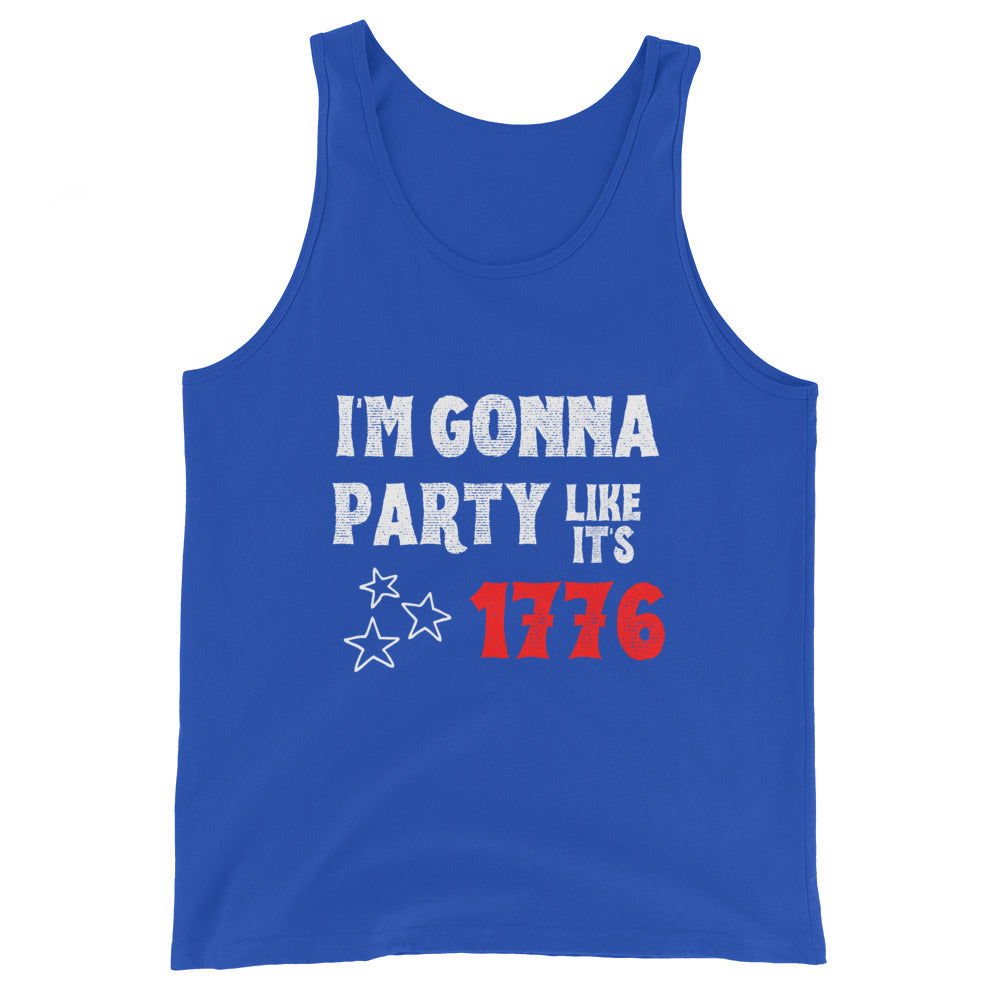 I'm gonna party like it's 1776 Unisex Tank Top