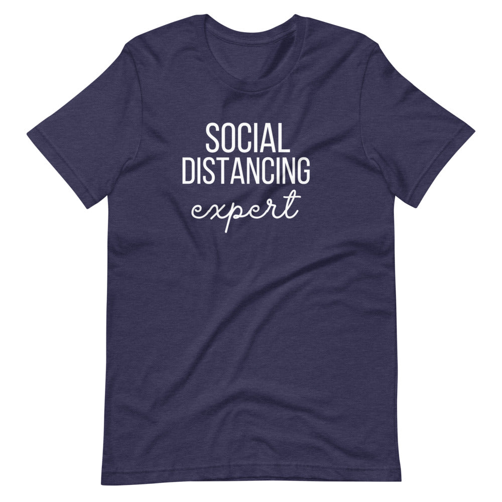 Social Distancing Expert Short-Sleeve Unisex T-Shirt