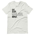 EAT. SLEEP. TAKE KIDS TO SPORTS. REPEAT. Short-Sleeve Unisex T-Shirt